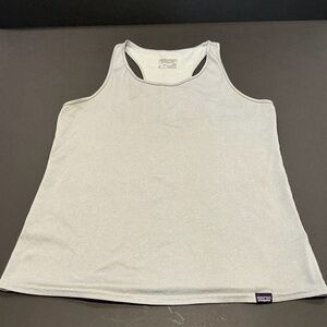 Patagonia Capilene Baselayer Tank Top Womens Medium Gray Racerback